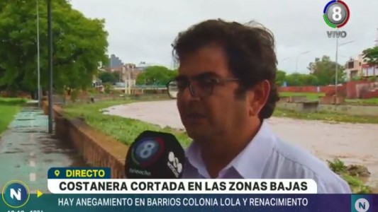 Cerraron costanera por la crecida del Suquía