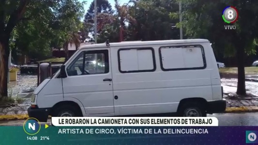 Le robaron su camioneta y busca recuperar sus elementos de trabajo