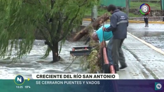 Tormenta en Córdoba: Impresionante crecida del río San Antonio