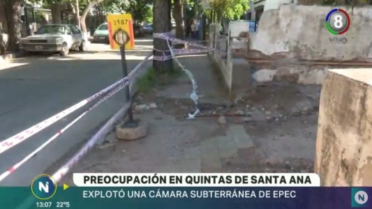 Explotó un transformador subterráneo de Epec