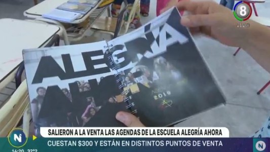 Ya salieron a la venta las agendas de la escuela Alegría Ahora