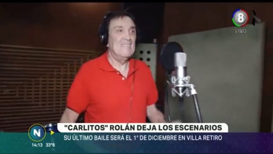"Carlitos" Rolán deja los escenarios
