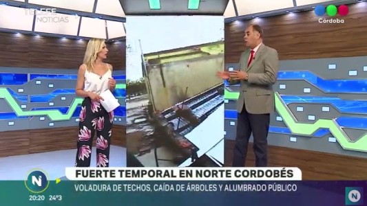 Fuerte temporal azotó al departamento Tulumba