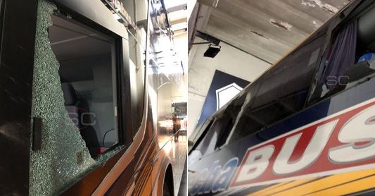 Se registraron incidentes en la llegada de Boca al Monumental