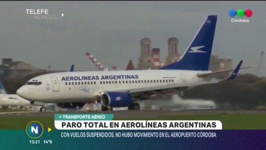 Paro en Aerolíneas Argentinas: Más de 40 mil pasajeros afectados