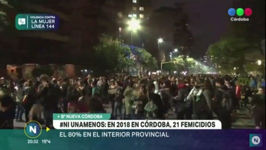 #NiUnaMenos: Multitudinaria marcha en Córdoba