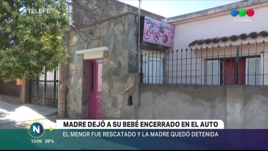 Detuvieron a una mujer que dejó a su bebé dentro del auto