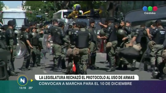 La Legislatura aprobó un proyecto que rechaza el uso de armas