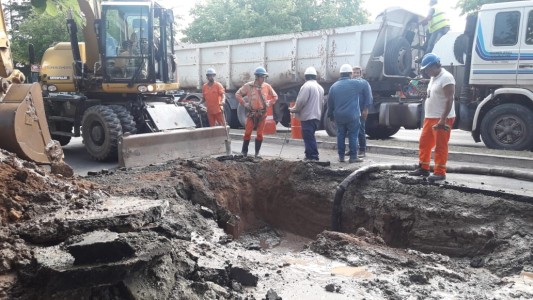 Tres barrios de zona sur recuperaron el servicio de agua potable