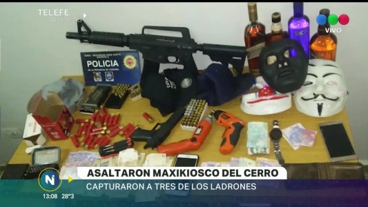 Asaltaron un maxikiosko del cerro, armados y a cara cubierta