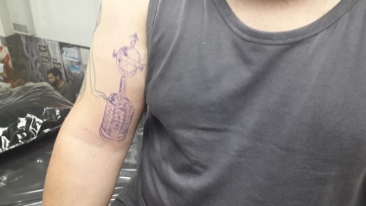 Furor por La Copa Libertadores en la piel