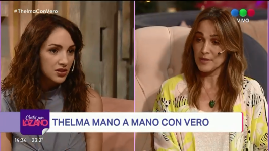 Thelma Fardin con Vero Lozano: "Grabar el video fue muy duro"