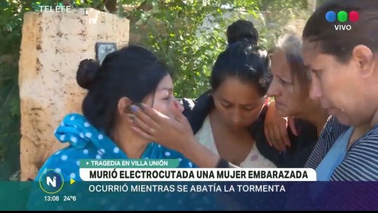 Tragedia en Villa Unión,  murió electrocutada una mujer embarazada