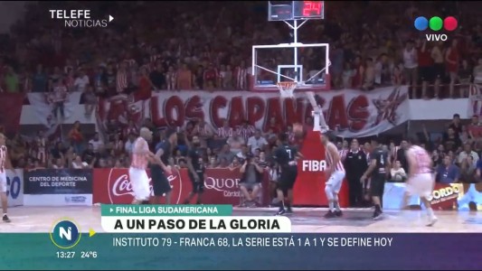 Instituto, a un paso de la Gloria