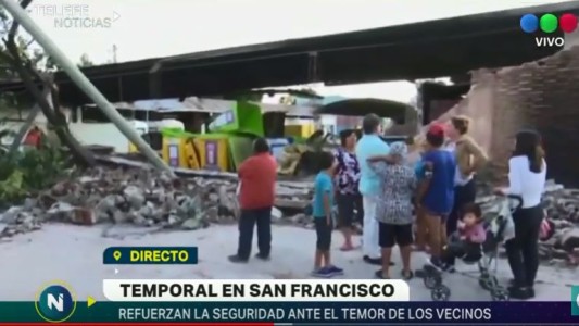 San Francisco, la ciudad cordobesa más afectada por el temporal