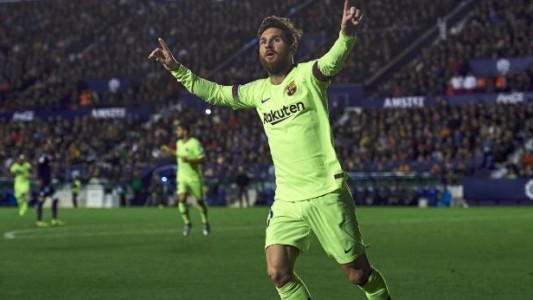 Messi arrasador: triplete de Lio en el 5 a 0 del Barcelona ante el Levante