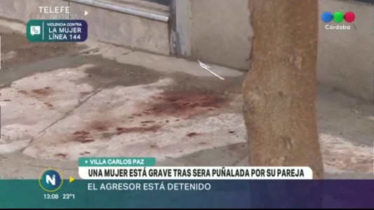 Una mujer pelea por su vida tras ser apuñalada por su pareja