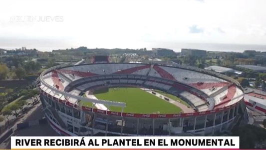 River recibirá al plantel en el Monumental