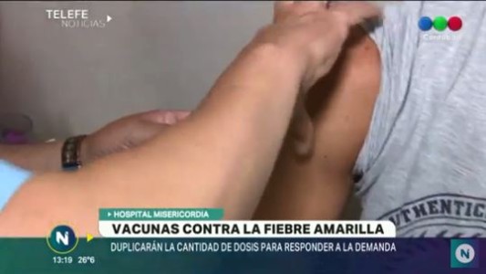 Fiebre amarilla, duplicarán la cantidad de vacunas