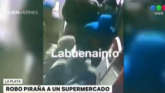 Saquearon un supermercado en La Plata