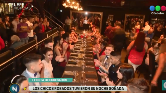 Los alumnos del IPEM 182 tuvieron su fiesta de egresados