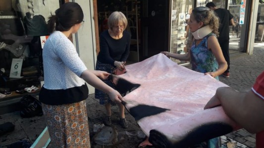 Incendio en un local textil dejó cuantiosas pérdidas materiales