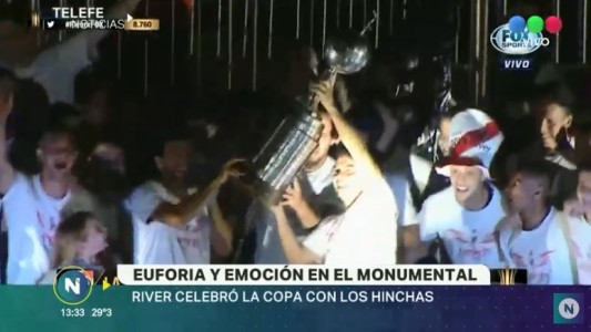 River campeón de la Libertadores: Festejo "Millonario" en el Monumental