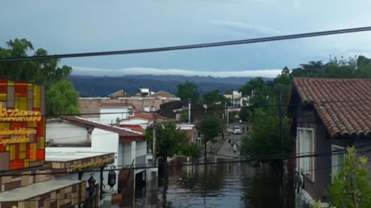Diluvio en Mina Clavero, los efectos del temporal