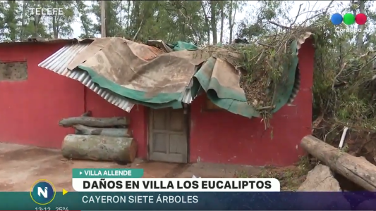 Daños en Villa Los Eucaliptos