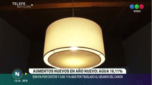 Año nuevo con aumentos: Se vienen incrementos en la luz y el agua