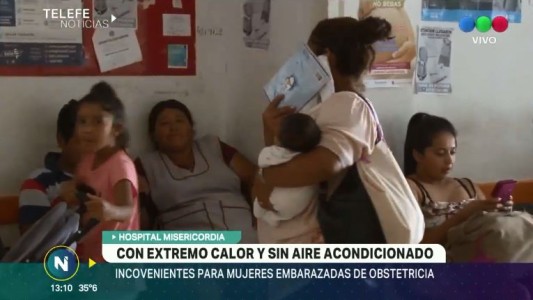 La falta de un repuesto: El problema del aire acondicionado en el Misericordia