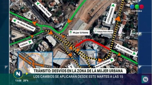 Arrancan los desvíos en el área de la Mujer Urbana