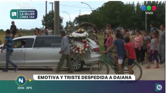El emotivo y multitudinario adiós a Daiana Moyano