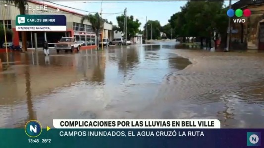 Inundaciones en Bell Ville: La situación es compleja, pero está controlada