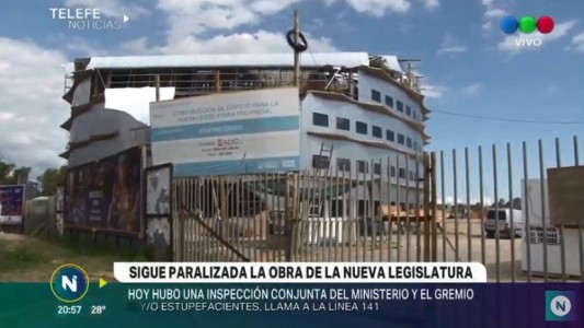 Sigue paralizada la obra de la nueva legislatura
