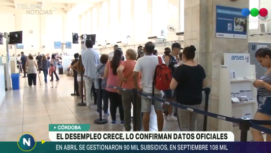 Creció el desempleo en Córdoba en 2018