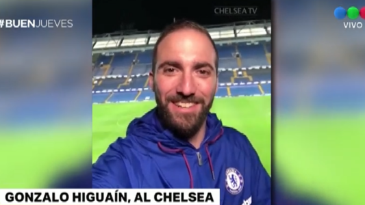 Gonzalo Higuaín llegó al Chelsea
