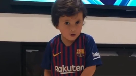 El genial video de Mateo Messi cantando con un final INESPERADO
