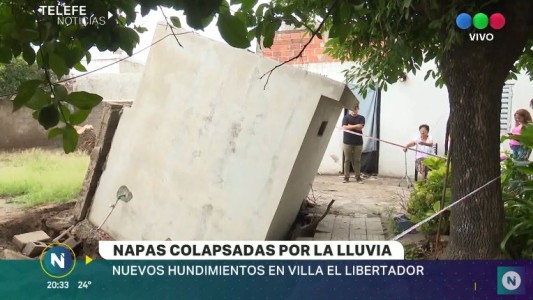 Villa el Libertador: Continúa el drama de las napas