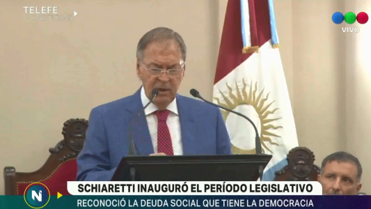 Schiaretti inauguró el último período legislativo de su gestión