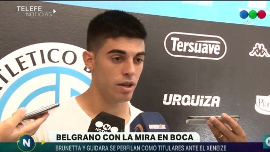 Brunetta y Guidara serían titulares en Belgrano para enfrentar a Boca