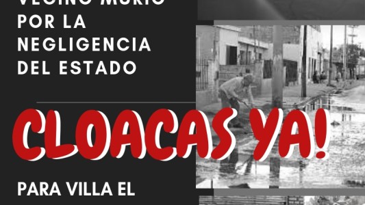 Hundimientos en Villa el Libertador: convocan a la "marcha del luto"