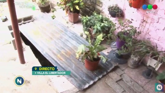 Siguen los hundimientos: Una vecina se salvó de milagro