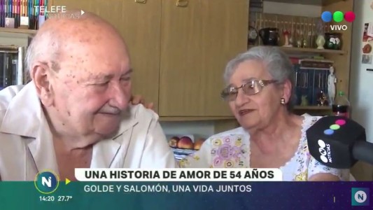 Día de los enamorados: La historia de Golde y Salomón 54 años juntos