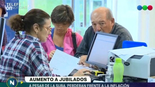 A pesar del aumento, jubilados otra vez pierden contra la inflación