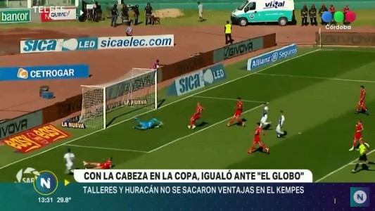 Talleres igualó con "el globo"