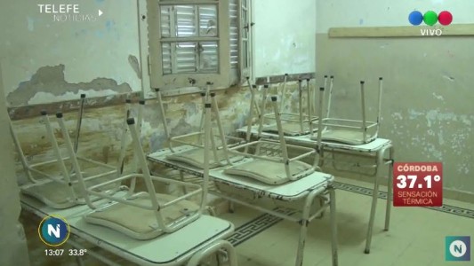 Docentes suspendieron los exámenes por el mal estado de la escuela