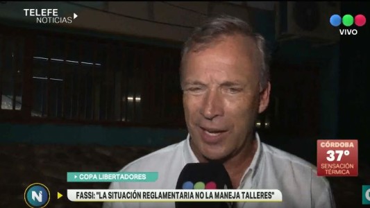 Fassi sobre una eventual sanción a Palestino: "Tenemos que ganar el partido en la cancha"