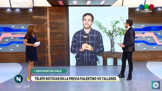 Telefe Noticias en Chile: Talleres va por todo contra Palestino