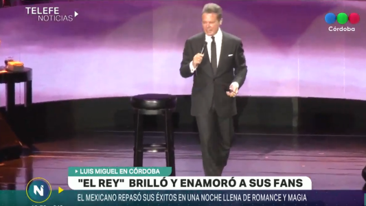Luis Miguel protagonizó en Córdoba una noche de romance y magia